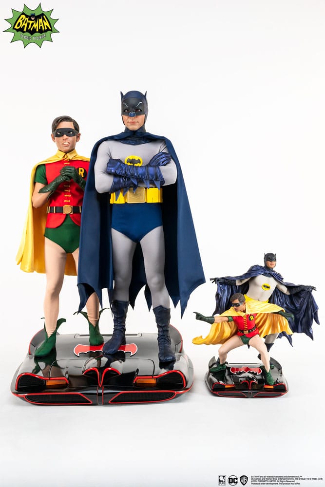 DC Comics Estatua 1/4 Diorama Batman & Robin 1966 52 cm - Z POP Toys