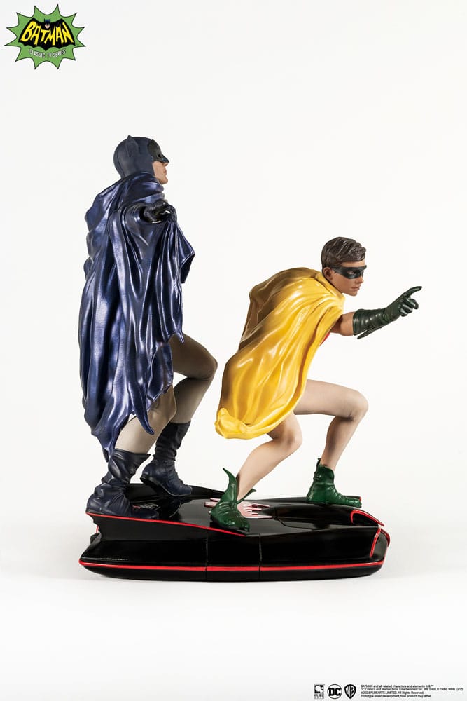 DC Comics Estatua PVC 1/8 Diorama Batman & Robin 1966 23 cm