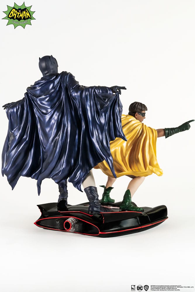 DC Comics Estatua PVC 1/8 Diorama Batman & Robin 1966 23 cm