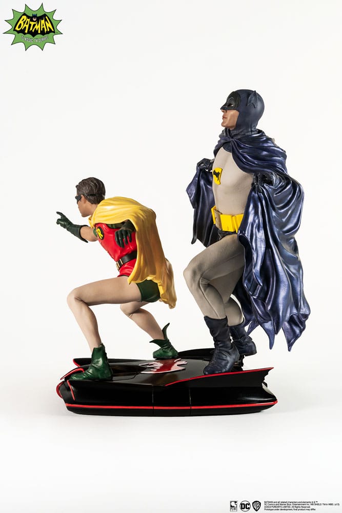 DC Comics Estatua PVC 1/8 Diorama Batman & Robin 1966 23 cm