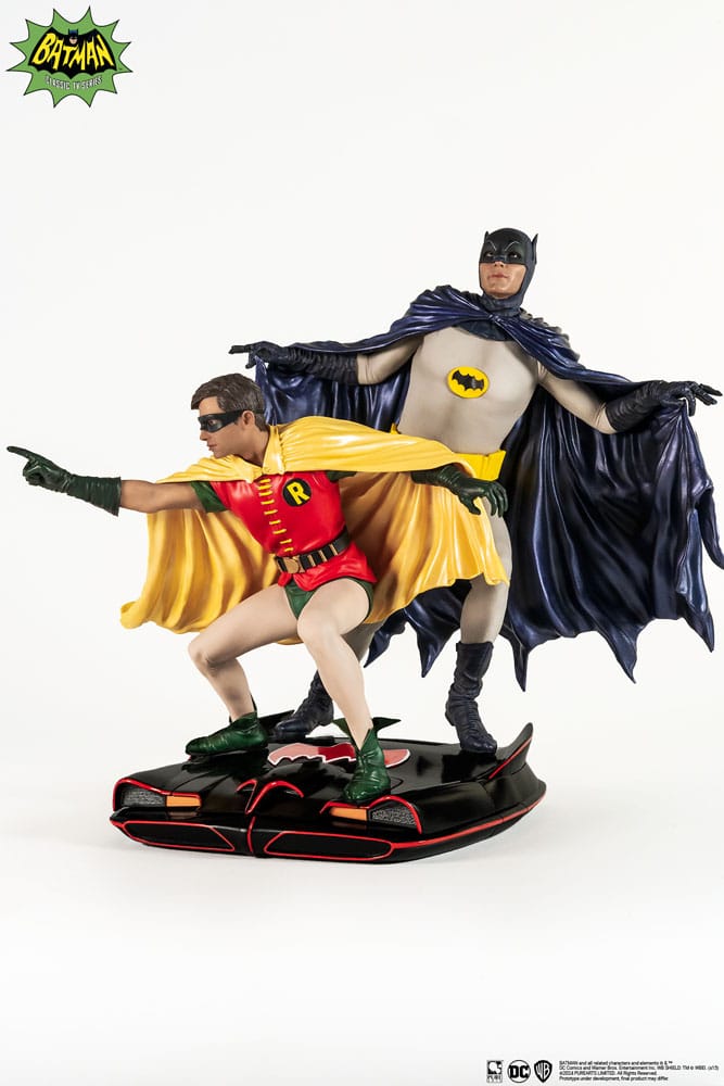 DC Comics Estatua PVC 1/8 Diorama Batman & Robin 1966 23 cm