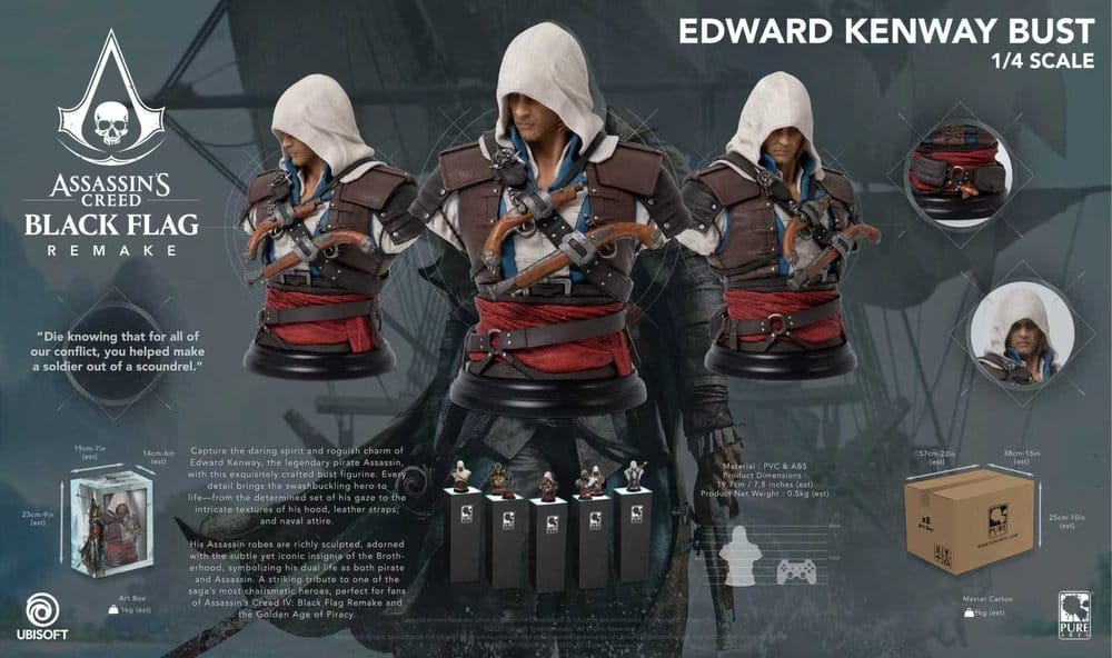 Assassin´s Creed Busto 1/4 Edward