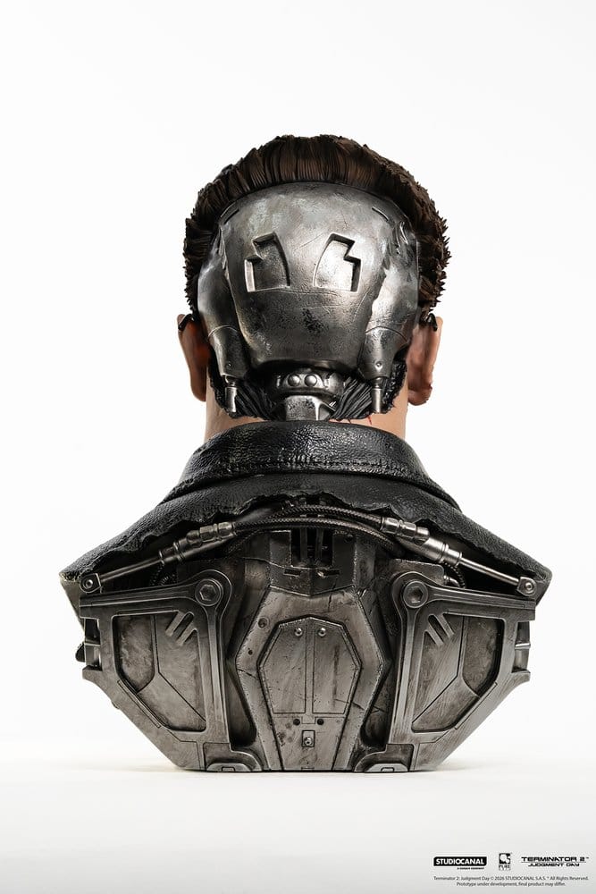 Terminator 2 Replik 1/1 T-800 Model 101 Battle Damaged Art Mask 47 cm - Z POP Toys