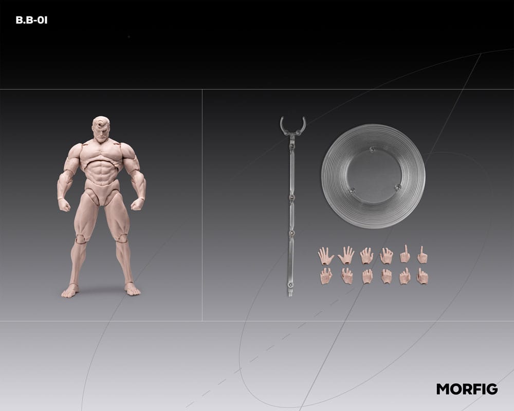 Inart Figura 1/12 Blank Male Body Skintone 17 cm - Z POP Toys