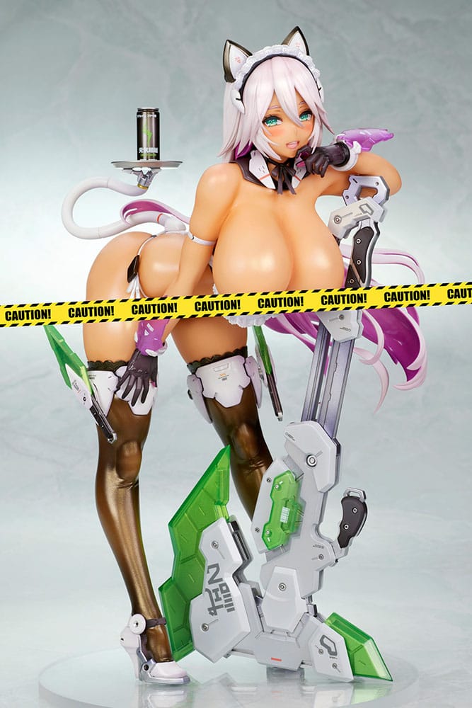 Original Character Estatua PVC 1/7 Meido-Busou: Ax Experimental Equipment 24 cm