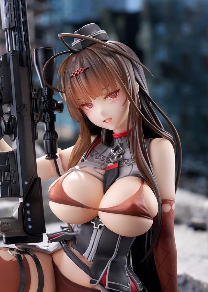 Girls' Frontline Figura PVC 1/7 Gd DSR-50 Heavy Damage Ver. 24 cm
