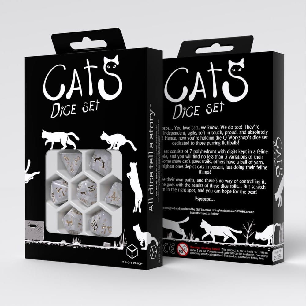 CATS Set de 7 Dados Purrl