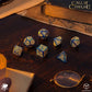 Call of Cthulhu 7th Edition Set de 7 Dados Blue-green & Gold