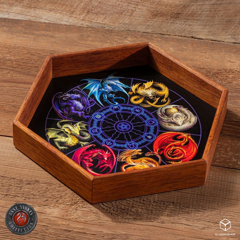 Anne Stokes Bandeja para dados Dragons of the Sabbats 20 cm