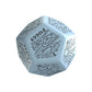 Viridian Jumbo dado Weather Generator Die D12 Azul