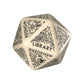 Viridian Jumbo dado Dungeon Room Generator D20 Beige