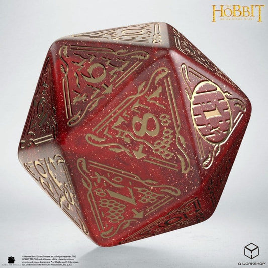 El Hobbit Spindown Jumbo Dado Ember TCG D20