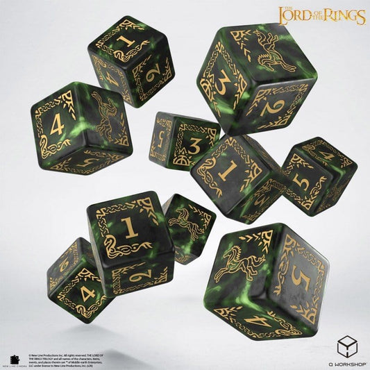 El Señor de los Anillos: Pack de 10 Dados D6 Rohan