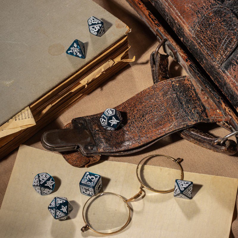 Call of Cthulhu Pack de Dados Abyssal & White (7)