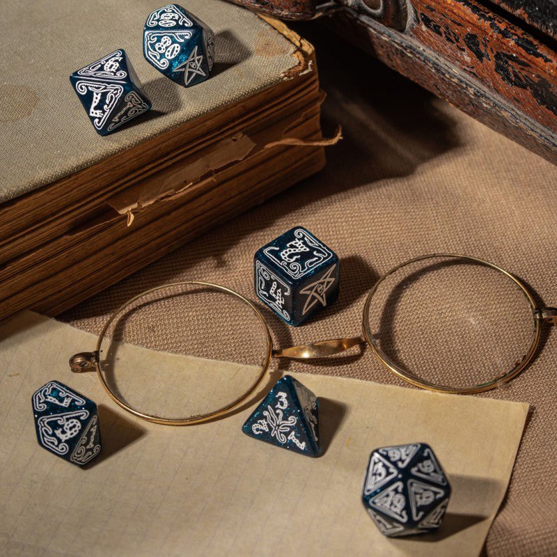 Call of Cthulhu Pack de Dados Abyssal & White (7)