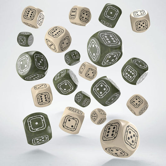 Fortress Compact D6 Pack de Dados Beige&Olive (20)