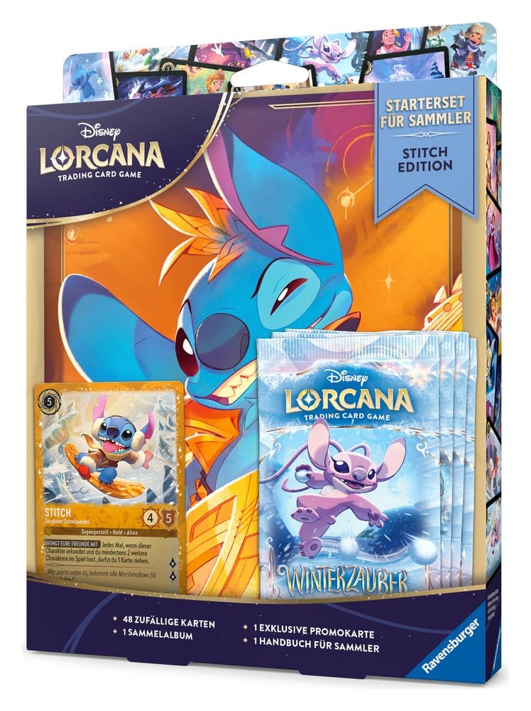Disney Lorcana TCG Collection Starter Set Stitch Edition *Edición Alemana*