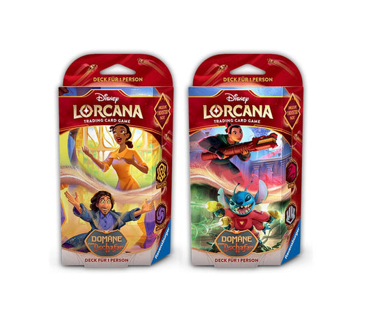 Disney Lorcana TCG Domäne von Dschafar Mazos de Inicio Expositor (8) *Edición Alemana*
