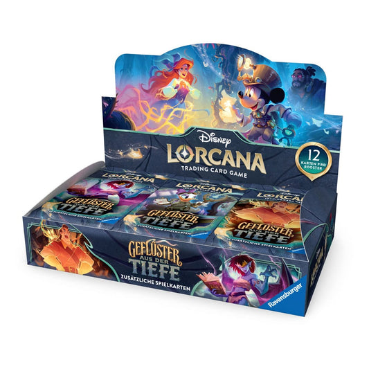 Disney Lorcana TCG Geflüster aus der Tiefe Mazos de Inicio Expositor (24) *Edición Alemana*