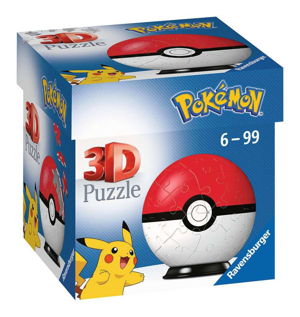 Pokémon Puzzle 3D Pokéballs: Classic (55 piezas)