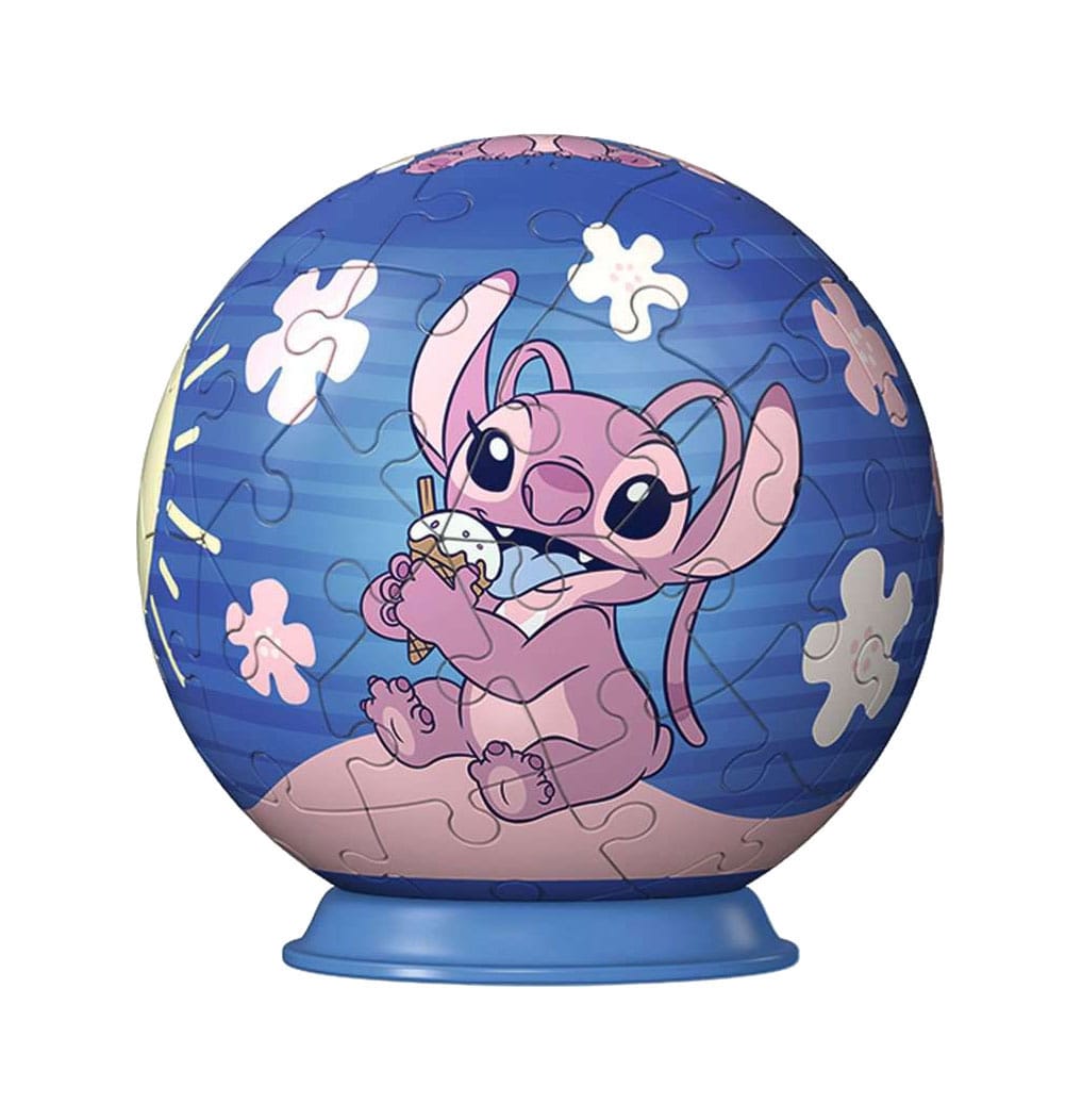 Disney Stitch Puzzle 3D Puzzle-Ball Angel (55 piezas)