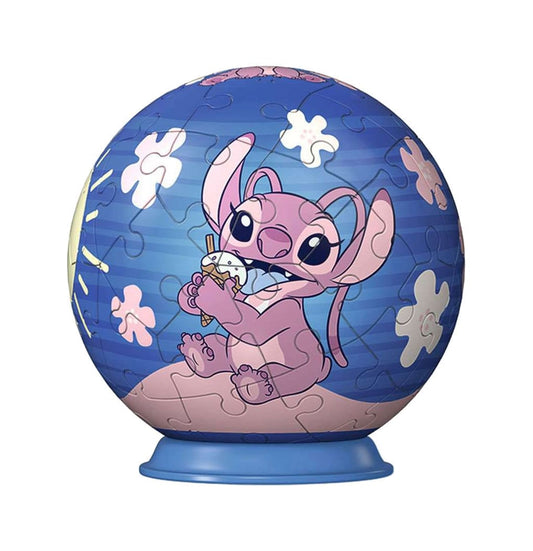Disney Stitch Puzzle 3D Puzzle-Ball Angel (55 piezas)