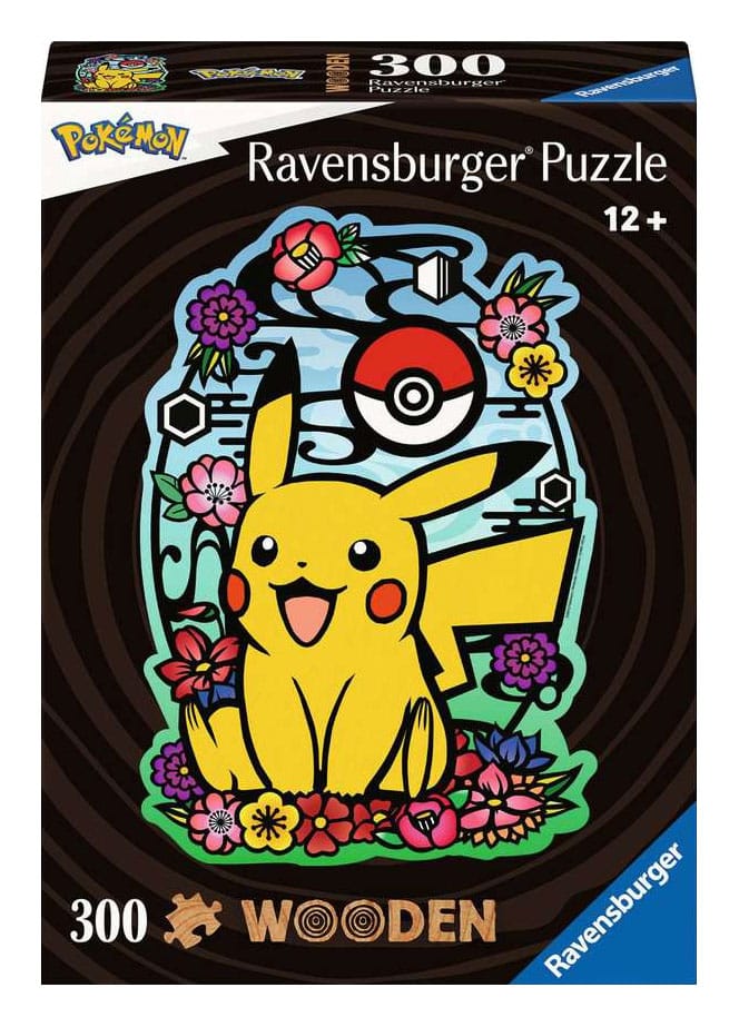 Pokémon Puzzle de madera WOODEN Pikachu (300 piezas)