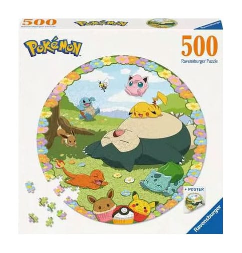 Pokémon Puzzle redondo Flowery Pokémon (500 piezas)
