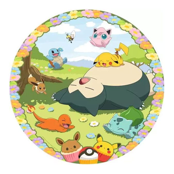 Pokémon Puzzle redondo Flowery Pokémon (500 piezas)