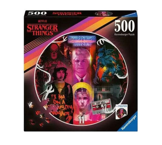 Stranger Things Puzzle redondo Friends Don't Lie (500 piezas)
