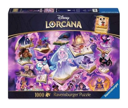 Disney Lorcana Puzzle Glimmers of the Realm: Amethyst (1000 piezas)