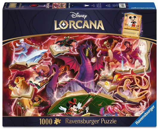 Disney Lorcana Puzzle Glimmers of the Realm: Ruby (1000 piezas)