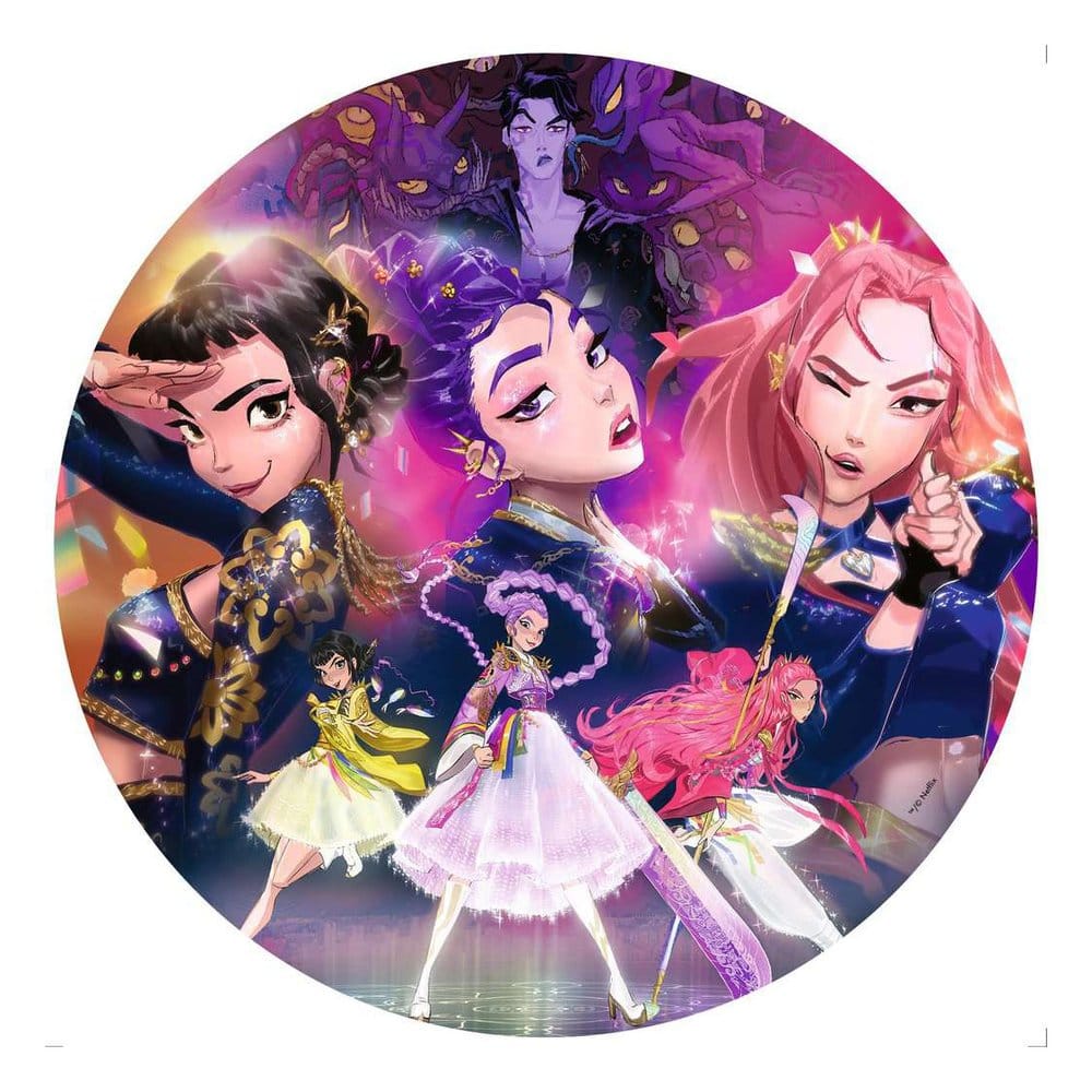KPop Demon Hunters Puzzle Redondo For the fans! (500 Piezas)