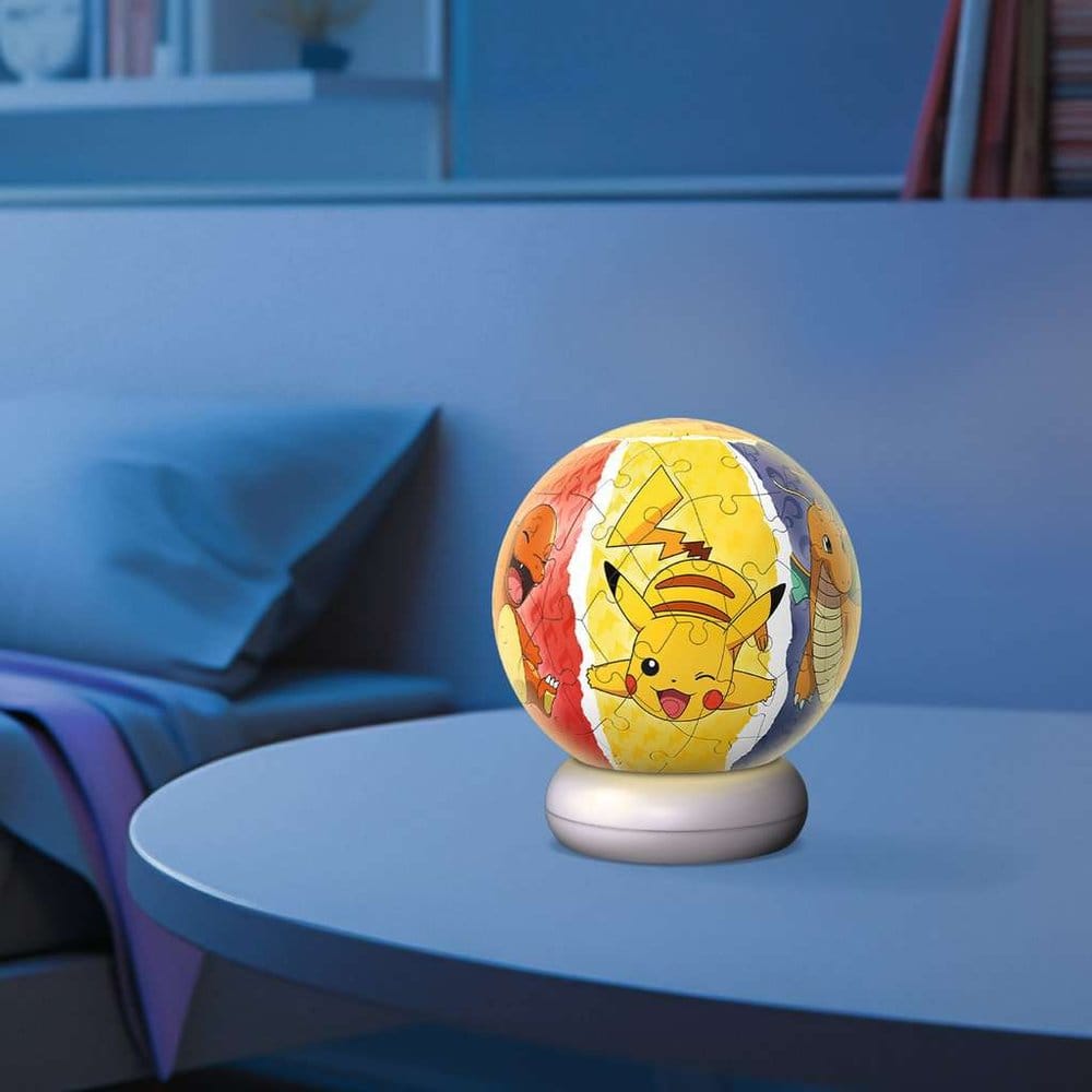 Pokémon 3D Puzzle Ball Luz de Noche (73 Piezas)