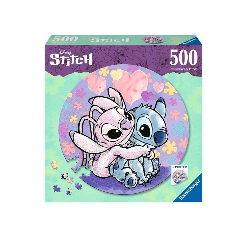 Lilo & Stitch Puzzle redondo Stitch (500 piezas)