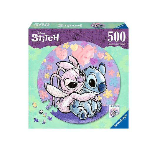 Lilo & Stitch Puzzle redondo Stitch (500 piezas)