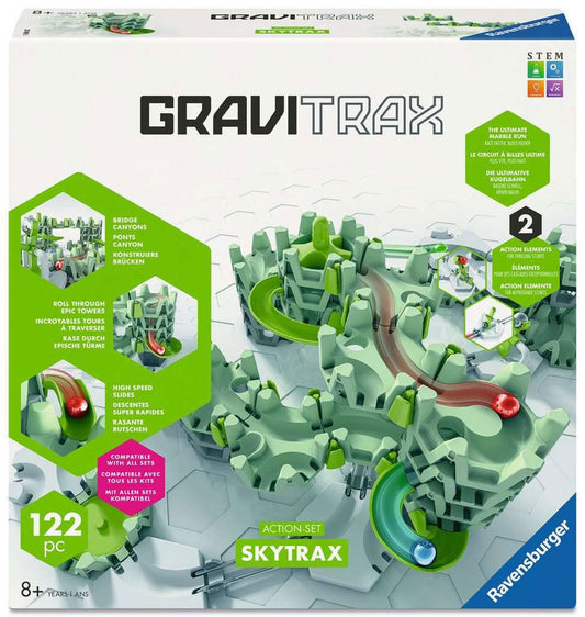 GraviTrax Kit de Construcción de Pistas de Canicas Action-Set M Skytrax