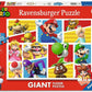 Super Mario Puzzle Giant Floor Amigos y Enemigos de Mario (125 Piezas)