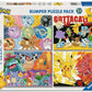 Pokémon Pack de 4 Puzzles Compañeros Pokémon (4x100 Piezas)