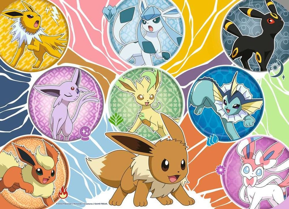 Pokémon Pack de 4 Puzzles Compañeros Pokémon (4x100 Piezas)