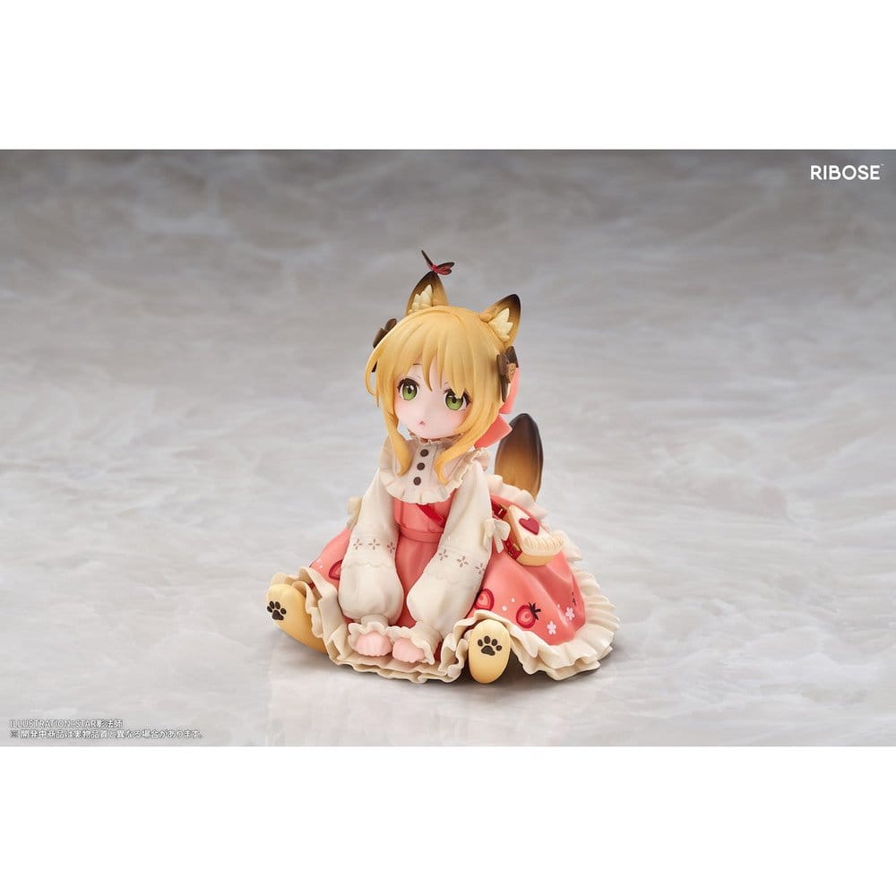 Original Character Figura PVC DLC Series Tea Time Cats Orange Cat 10 cm