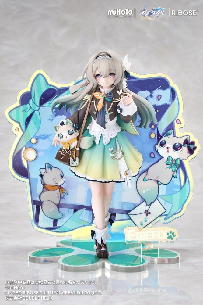 Honkai: Star Rail Rise Up+ Chibi Cat Series Figura Mini Firefly Ver. 18 cm