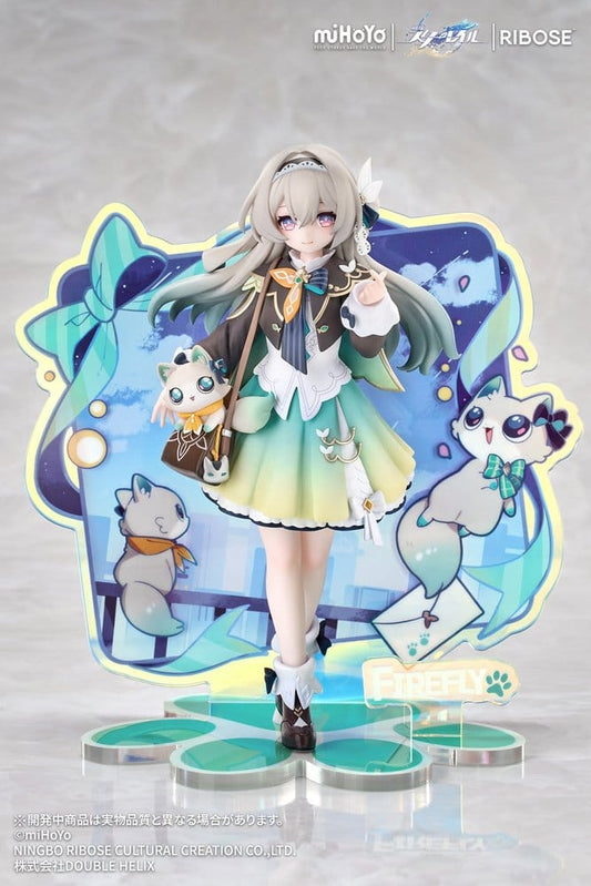 Honkai: Star Rail Rise Up+ Chibi Cat Series Figura Mini Firefly Ver. 18 cm