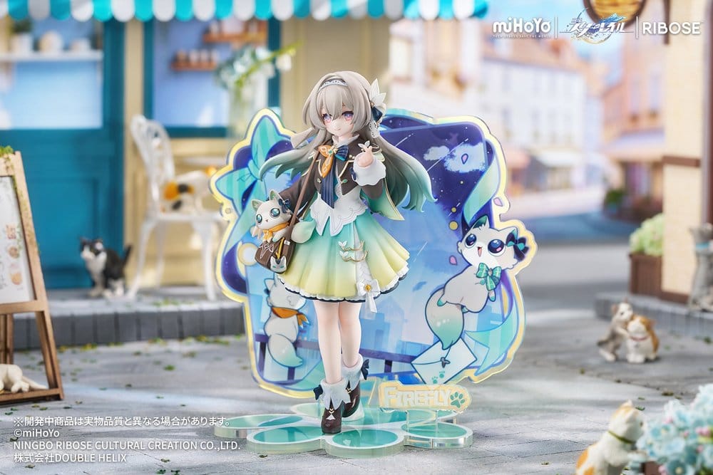Honkai: Star Rail Rise Up+ Chibi Cat Series Figura Mini Firefly Ver. 18 cm