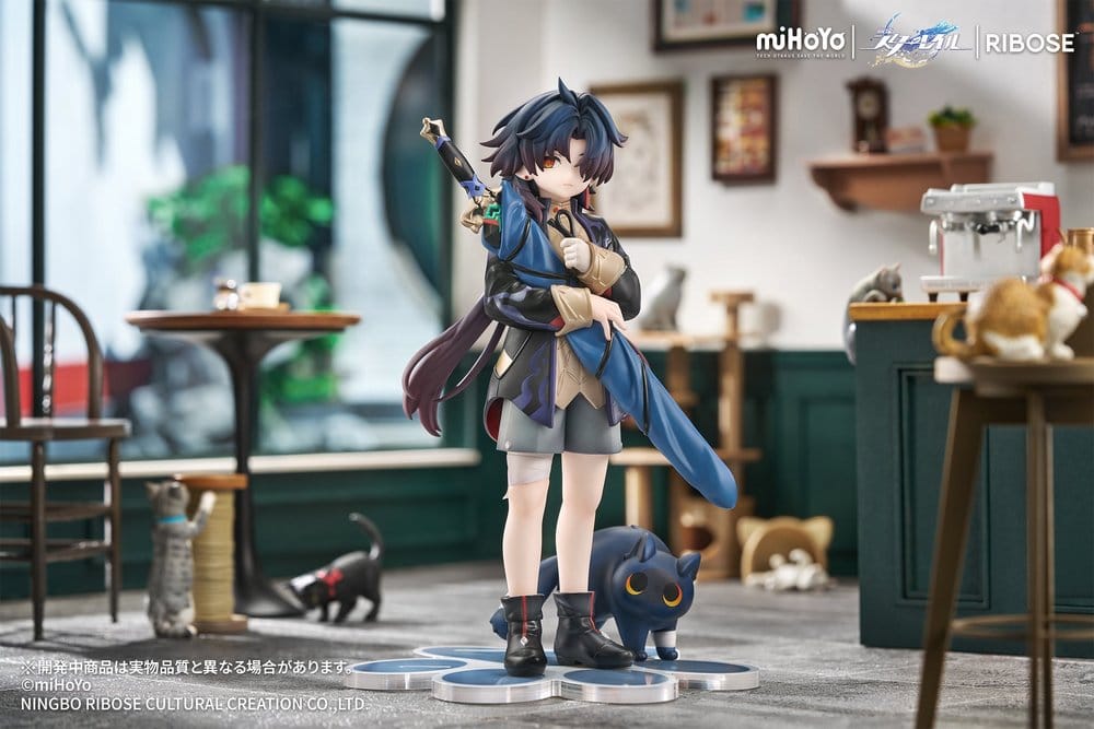 Honkai: Star Rail Figura Chibi Rise Up+ Chibi Cat Series Blade Ver. 19 cm