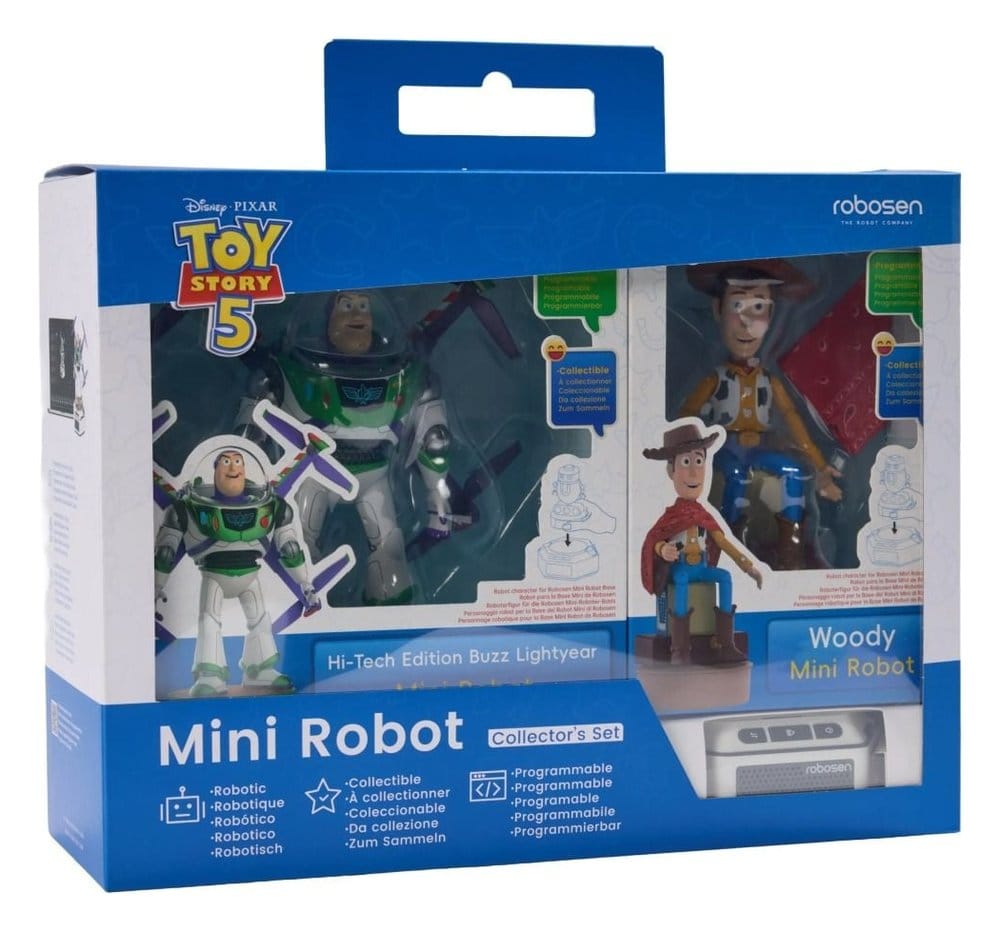 Disney Robot interactivo Toy Story 5 Set - Buzz Lightyear & Woody (Hi-Tech Edition) *Edición Francesa*