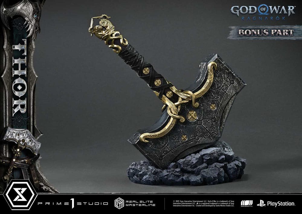 God of War: Ragnarök Estatua Real Elite Masterline Series 1/3 Deluxe Bonus Version 105 cm - Z POP Toys