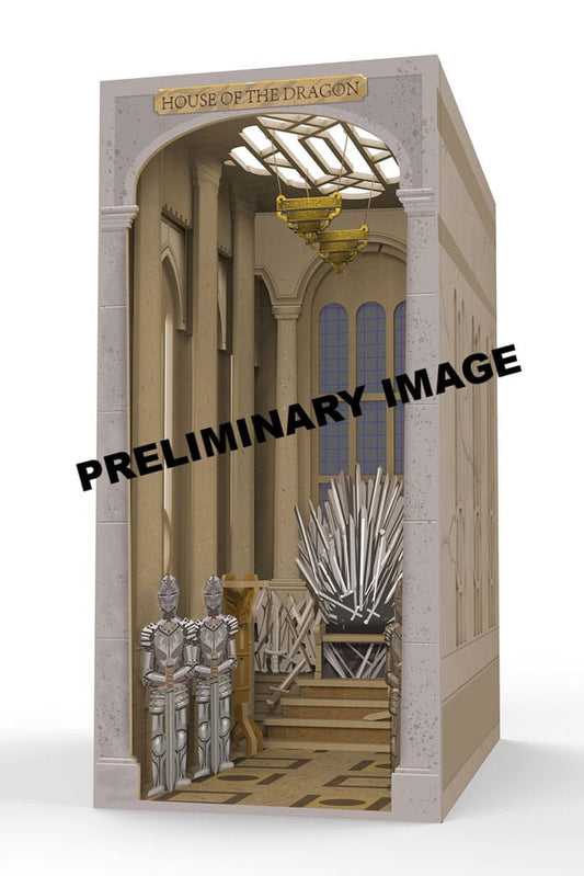La Casa del Dragón Maqueta Book Nook Tiny Adventures Iron Throne 23 cm