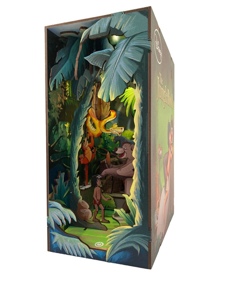 Disney Maqueta Book Nook Tiny Adventures El libro de la selva 23 cm
