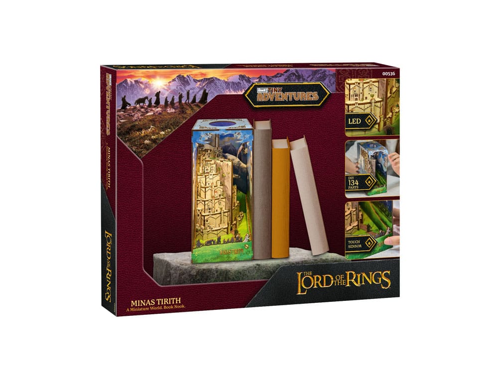 El Señor de los Anillos Maqueta Book Nook Tiny Adventures Minas Tirith 23 cm
